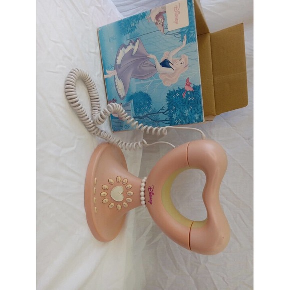 2004 Disney Princess Heart Corded Telephone - Picture 1 of 13